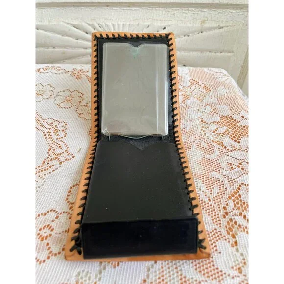 Vintage 70's Tooled Leather Bi Fold Wallet - Picture 4 of 11